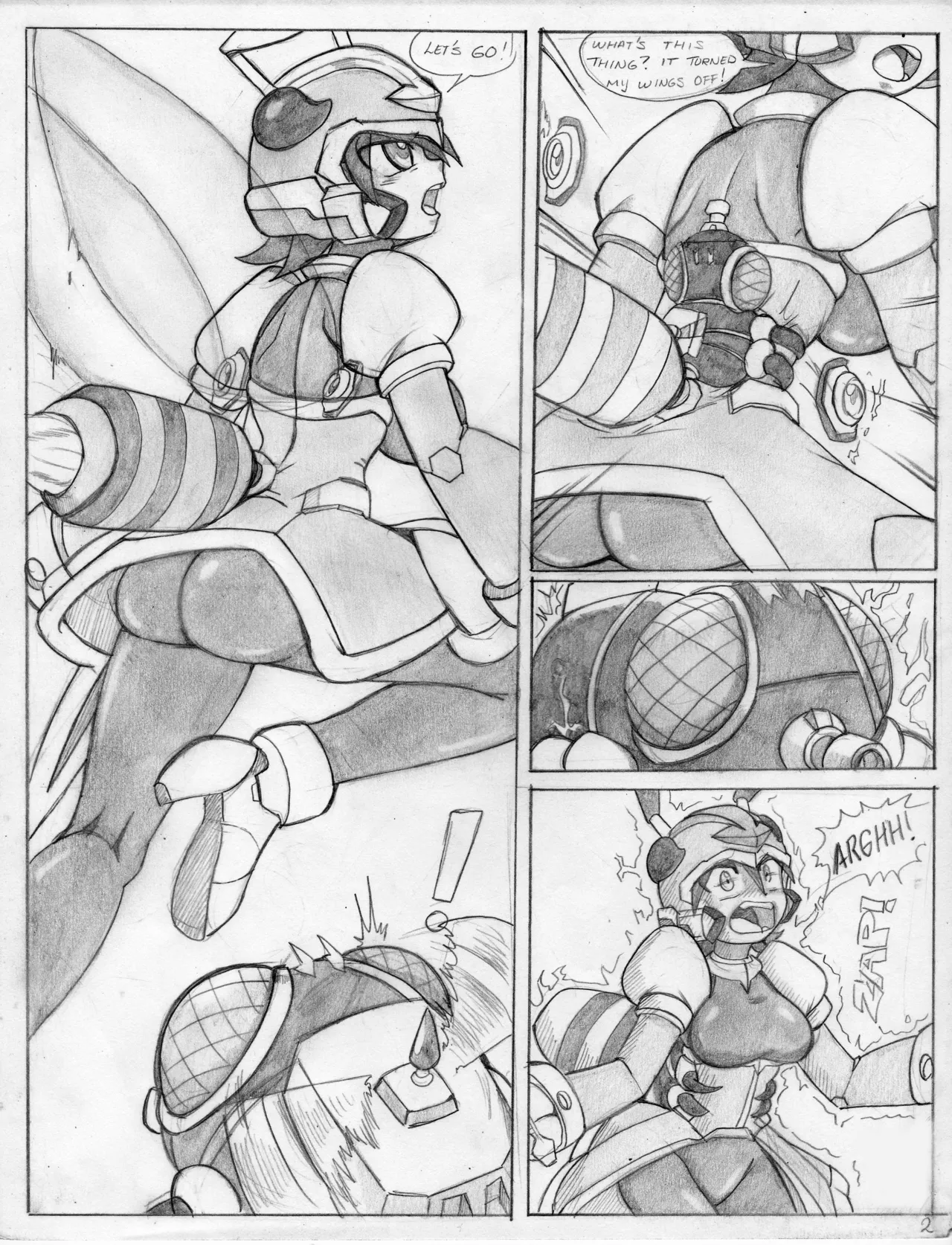 Mega Man ZX Comic. page 2 full