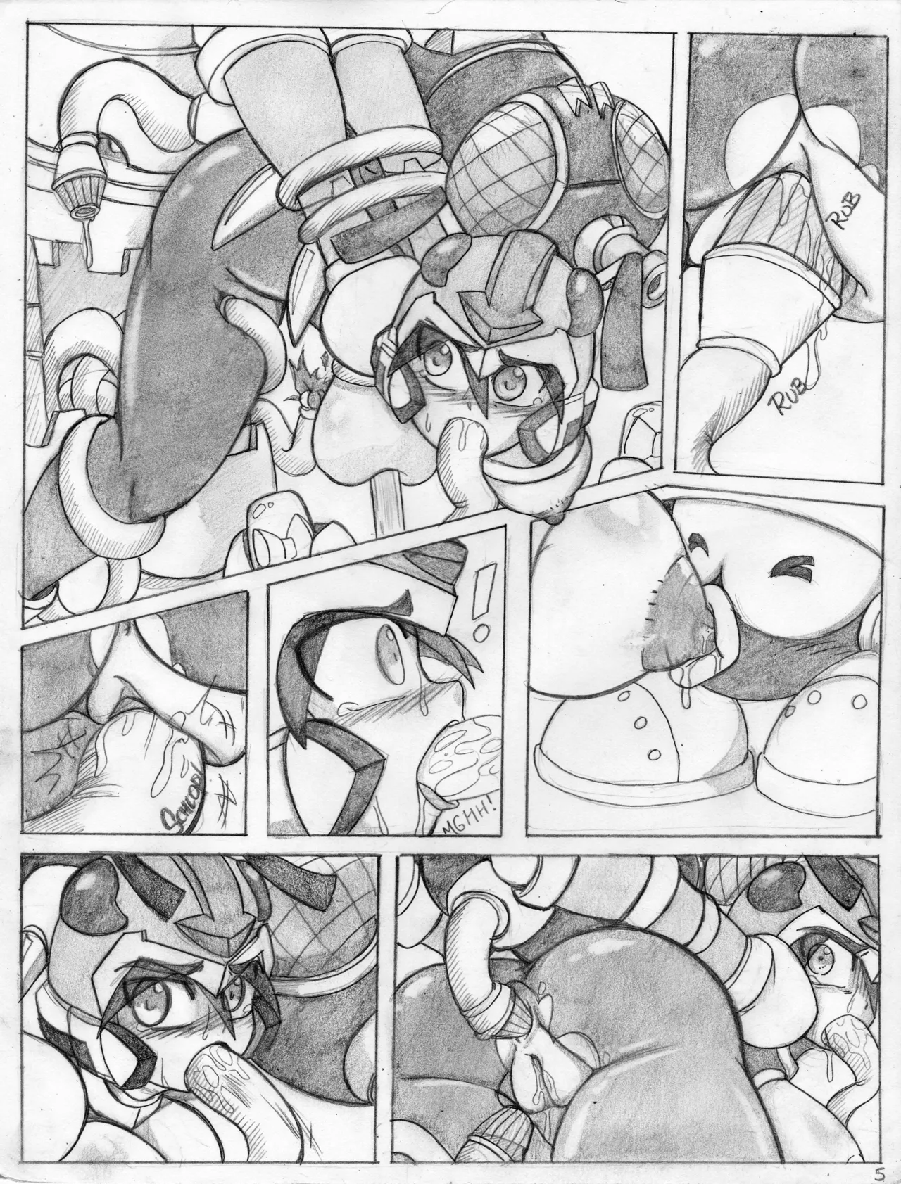 Mega Man ZX Comic. page 5 full