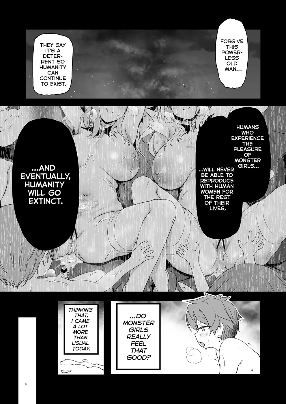 The Sweet and Kind Sister Succubus That Will Do Anything: The Confession and Ejaculation Room page 6 full