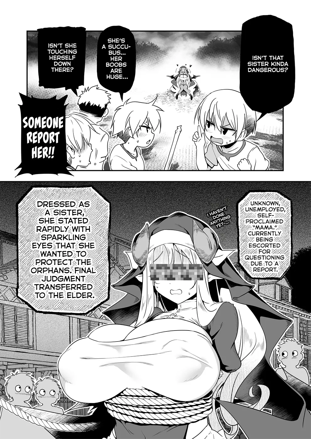 The Sweet and Kind Sister Succubus That Will Do Anything: The Confession and Ejaculation Room page 8 full