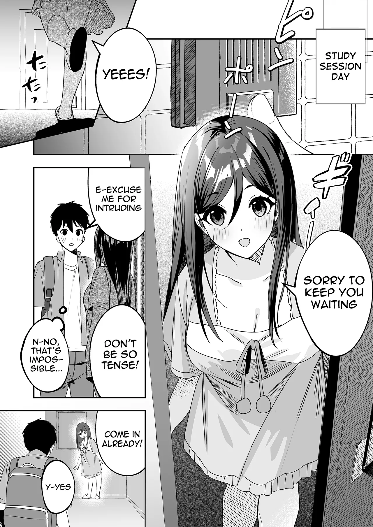 Papa to Mama no Rusu ni Okute na Kareshi-kun o Wagaya ni Shoutai Shitemita Kekka | I invited my shy boyfriend to my house while my parents were away page 4 full