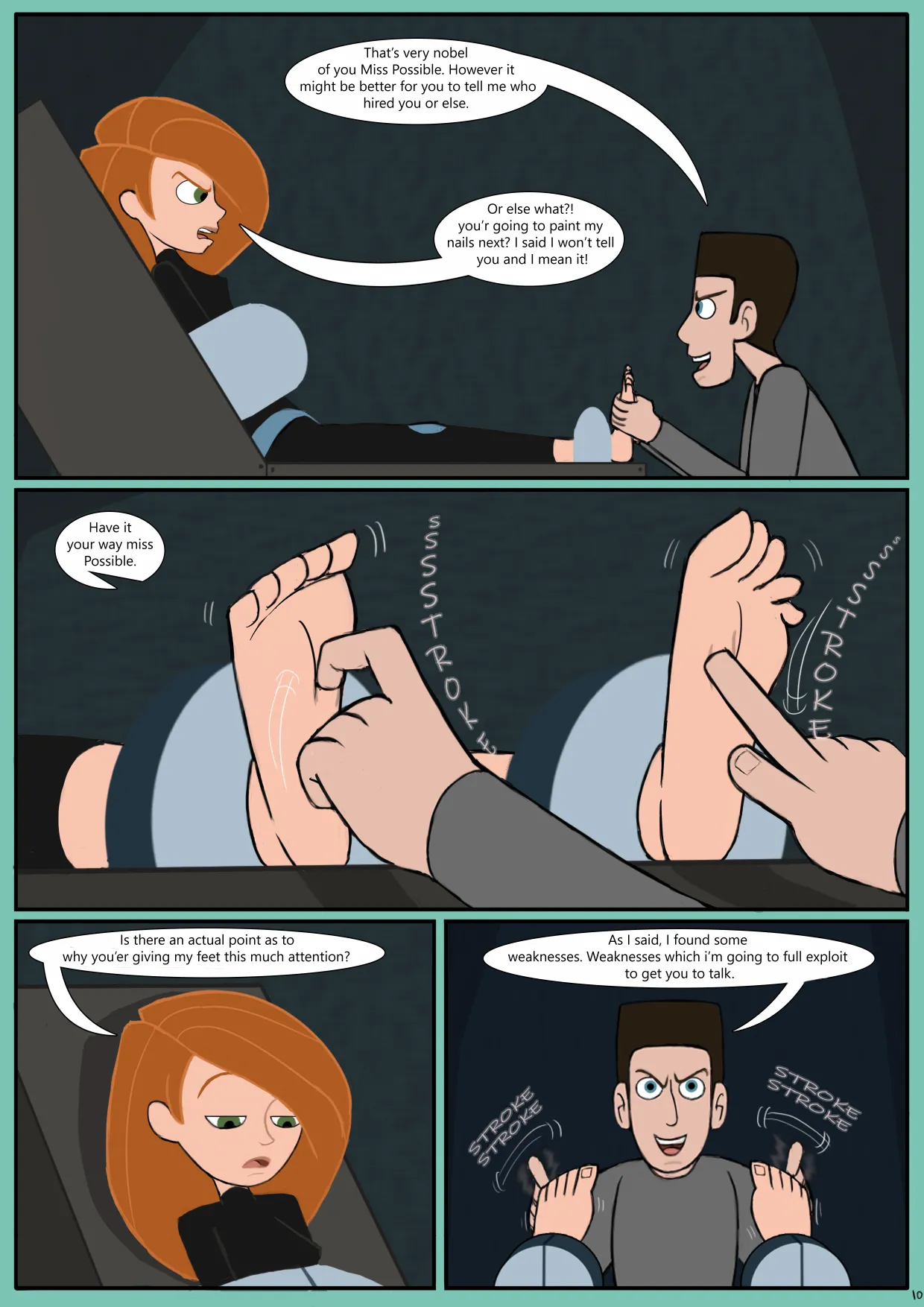 Kenzoe64 - Kim Possible A Mistaken Stowaway page 11 full