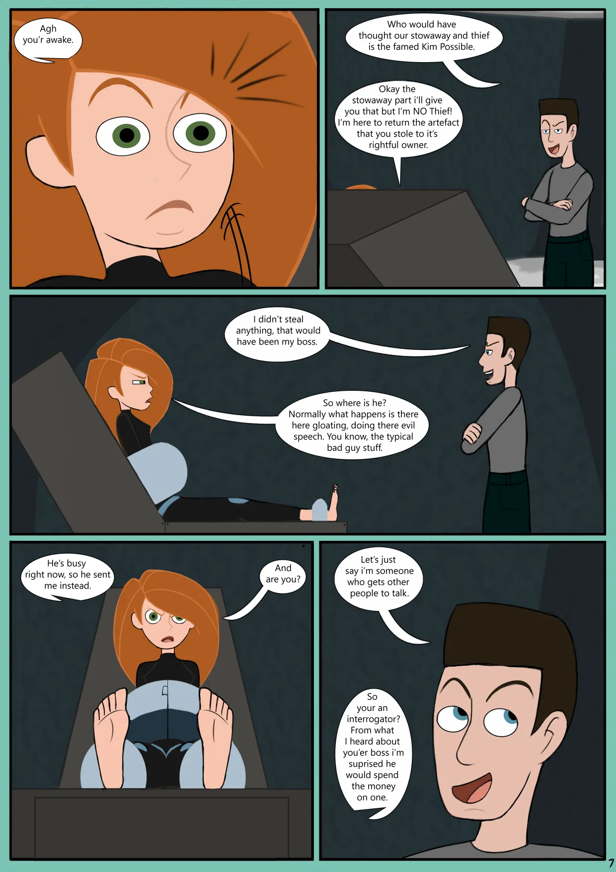 Kenzoe64 - Kim Possible A Mistaken Stowaway page 8 full