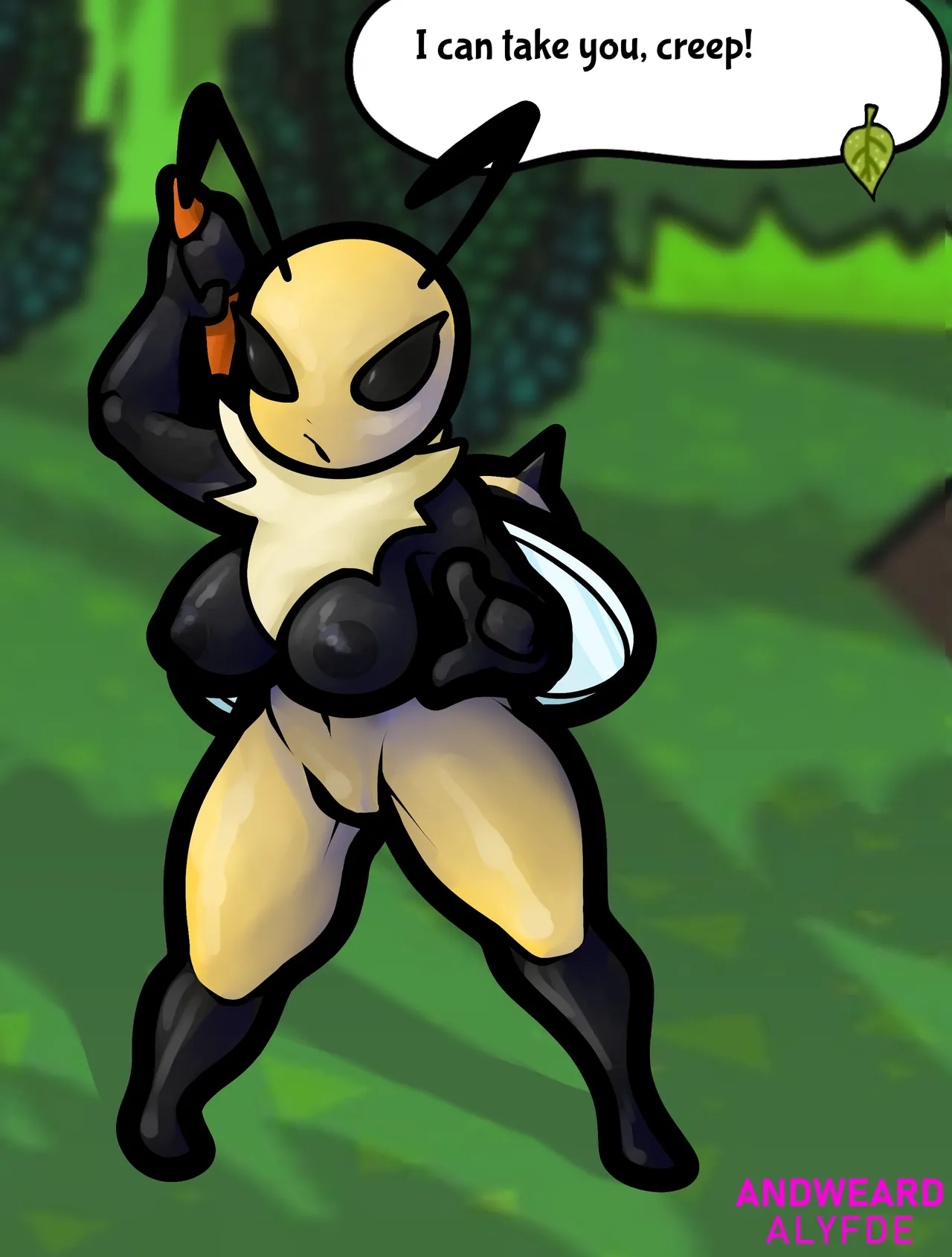 Vi: Bratty insect correction 💢 page 1 full