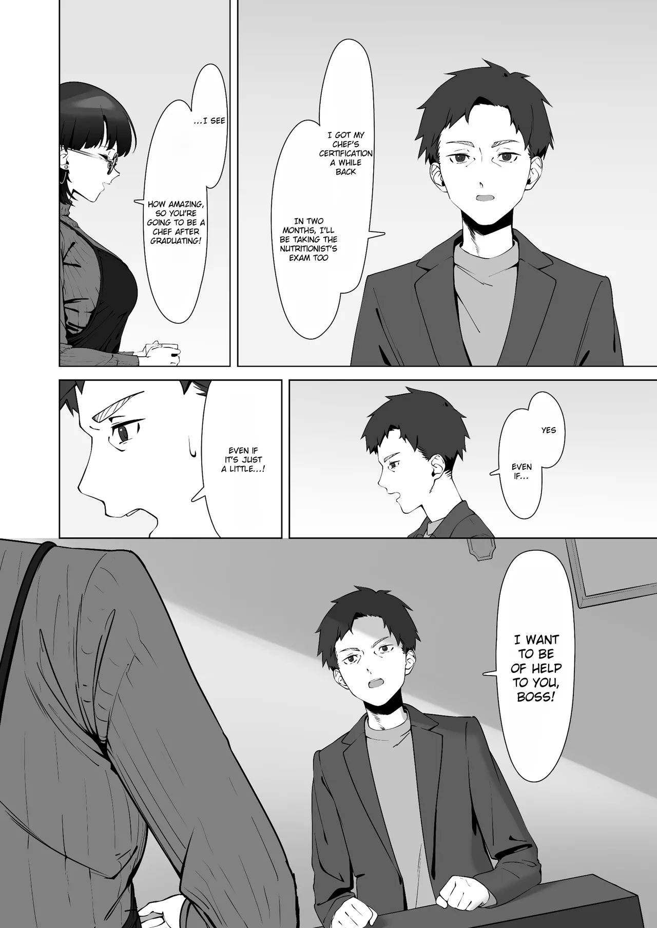 My first sexual experience was with the boss of the cafe I’d been going to for 16 years page 8 full