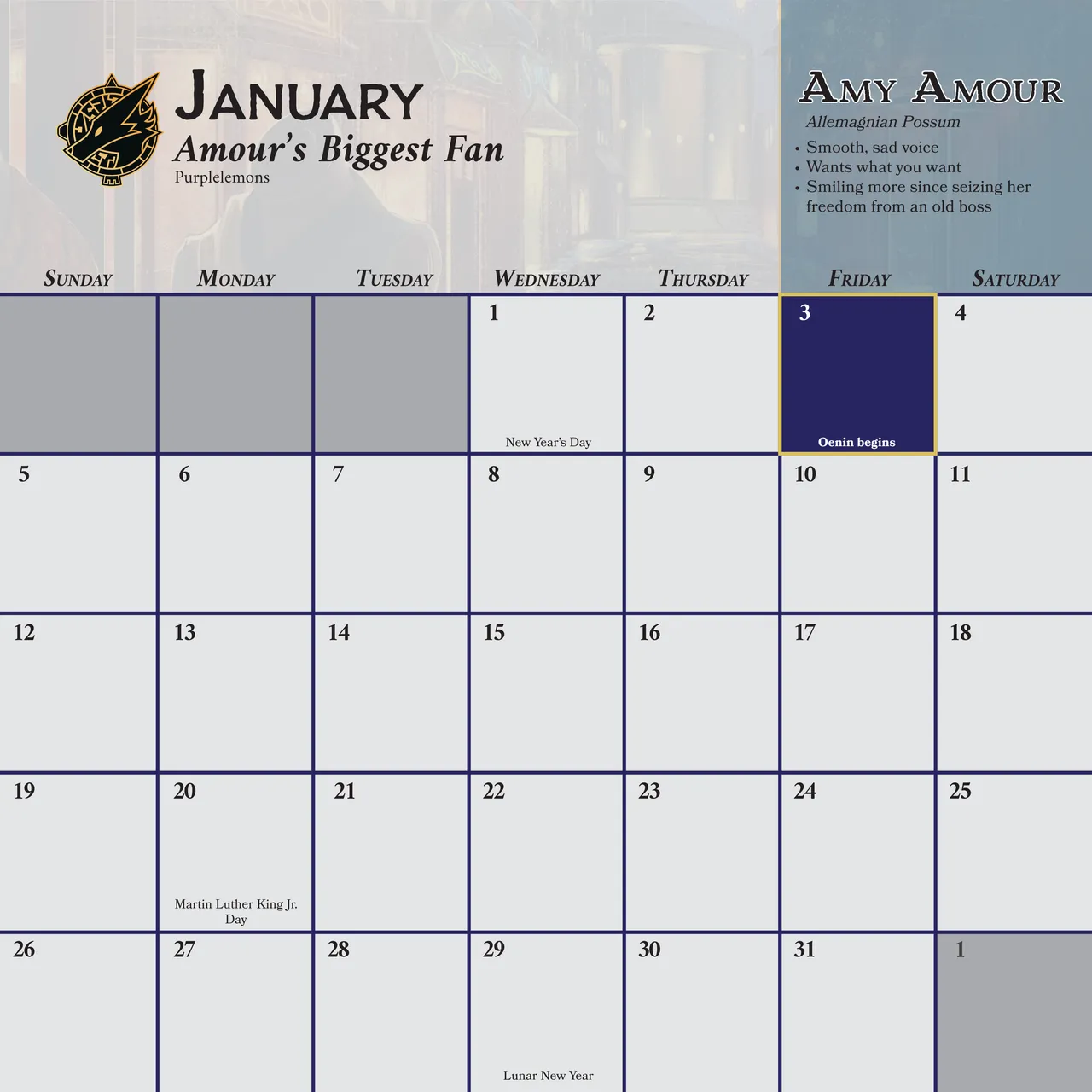 Ladies of the Beast World 2025 Feminine Calendar and Pinups page 6 full