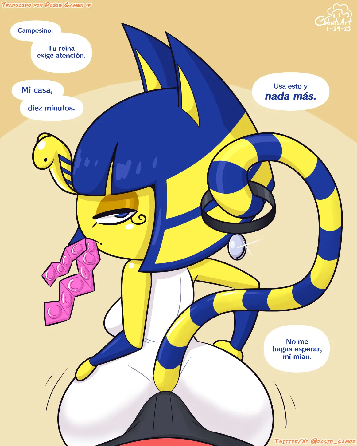 Confessing to Ankha page 1 full