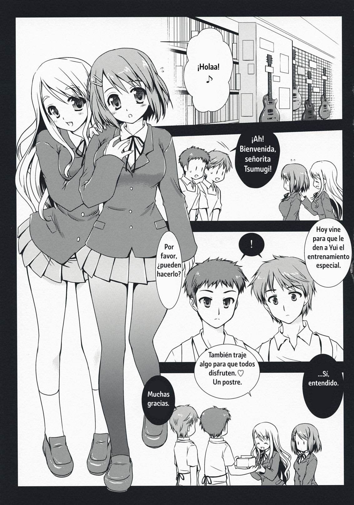 K-on no Tokkun! | El entrenamiento especial de K-on page 5 full