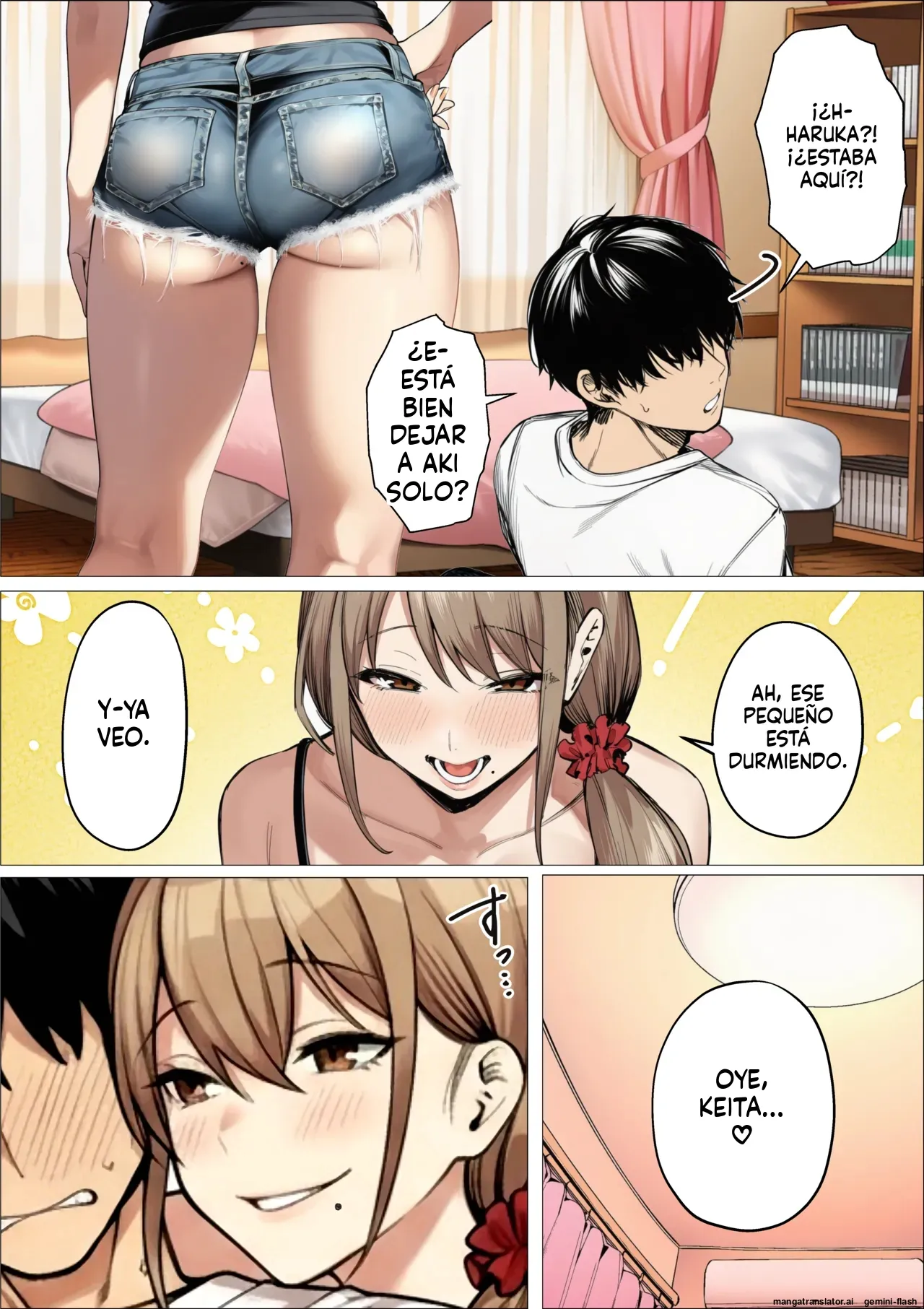 Bare chautte! Kanojo ga irumae de Shin mama onee-san ni kuwareru hanashi  MTL page 12 full