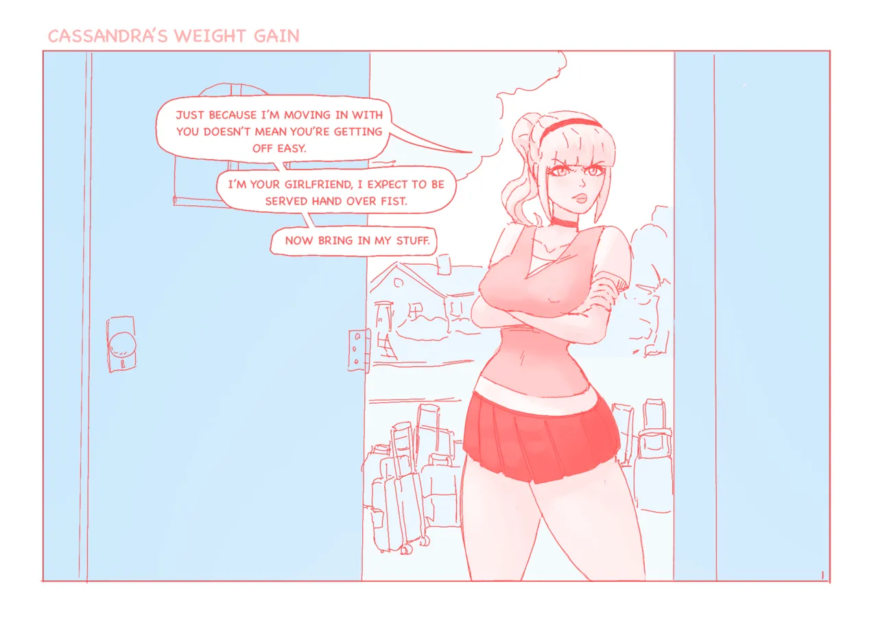 Cassandra's Weight Gain page 1 full