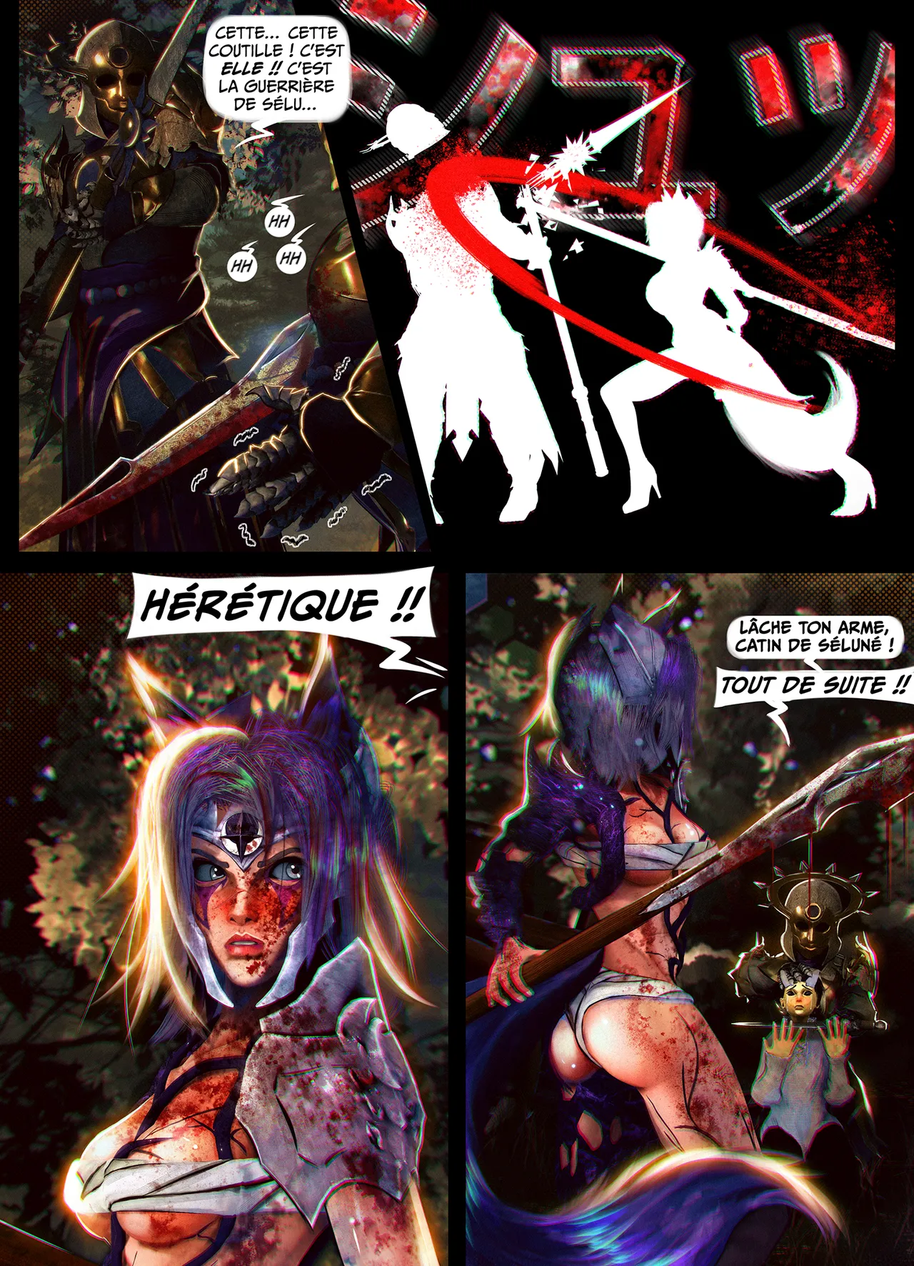 『L'étreinte de Sharess par Umbreoctali』Une histoire érotique dans l'univers de Donjons et Dragons page 4 full