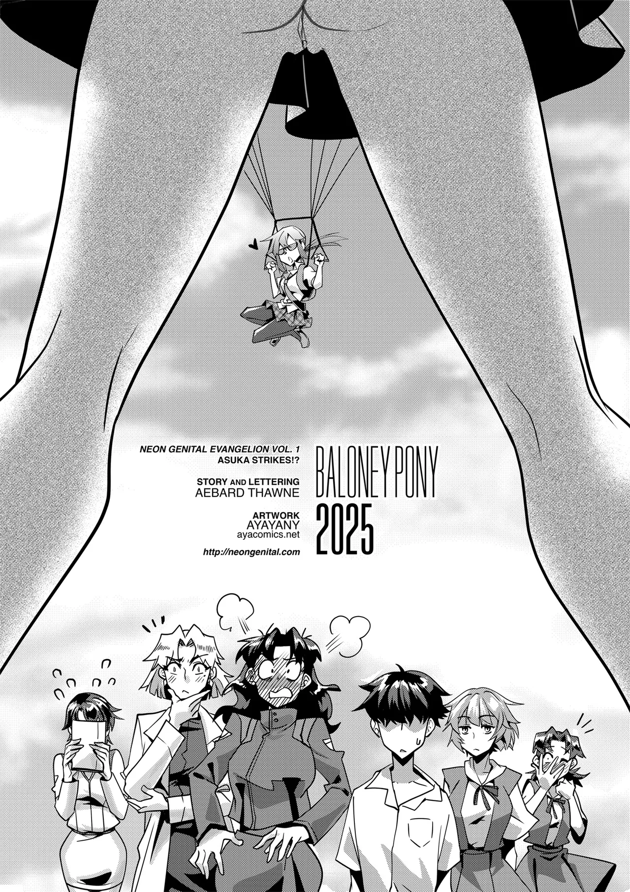 Neon Genital Evangelion: Asuka Strikes!? page 3 full