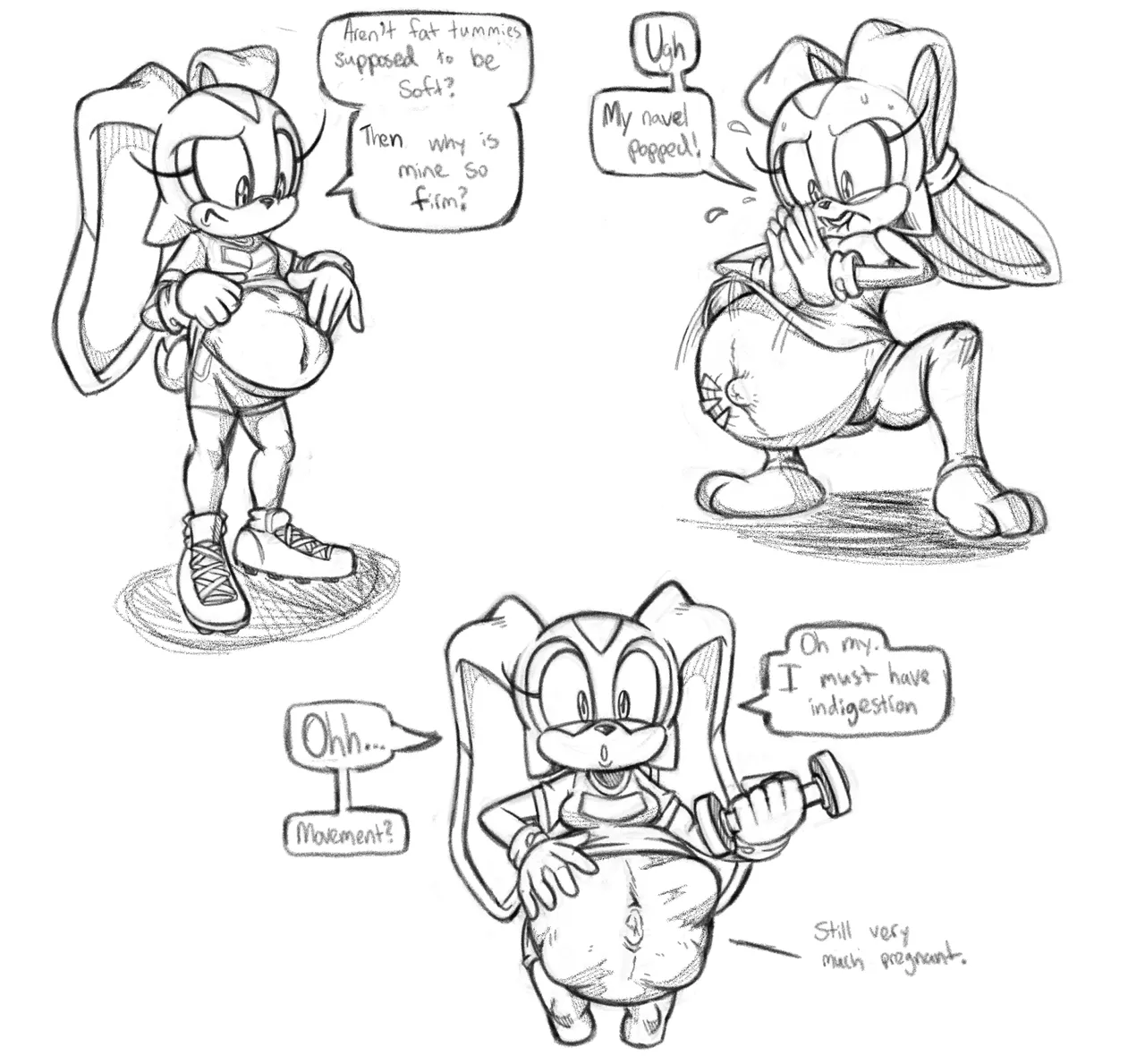 Pregxercising with Cream page 2 full
