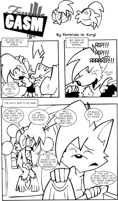 Femmegasm Adventures! page 1 full