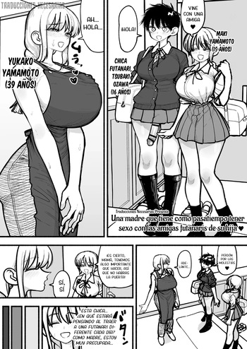 [Agagaga] Musume no Futanari Tomodachi to Koubi suru no ga Shumi no Mama-san♥ | Una madre que tiene como pasatiempo tener sexo con las amigas futanaris de su hija♥ [Spanish] [Traducciones necesarias] cover