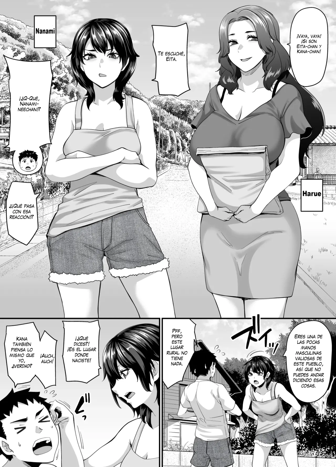Onna Amarimura no Inshuu ~Otoko wa Juunin Haramasete Ichininmae Toiu Inaka no Fuuchou~｜La Tradición Lujuriosa de la Aldea con Exceso de Mujeres ~Soy Acosado en la Noche por las Jóvenes Esposas y Hermanas Mayores del Vecindario~ page 3 full