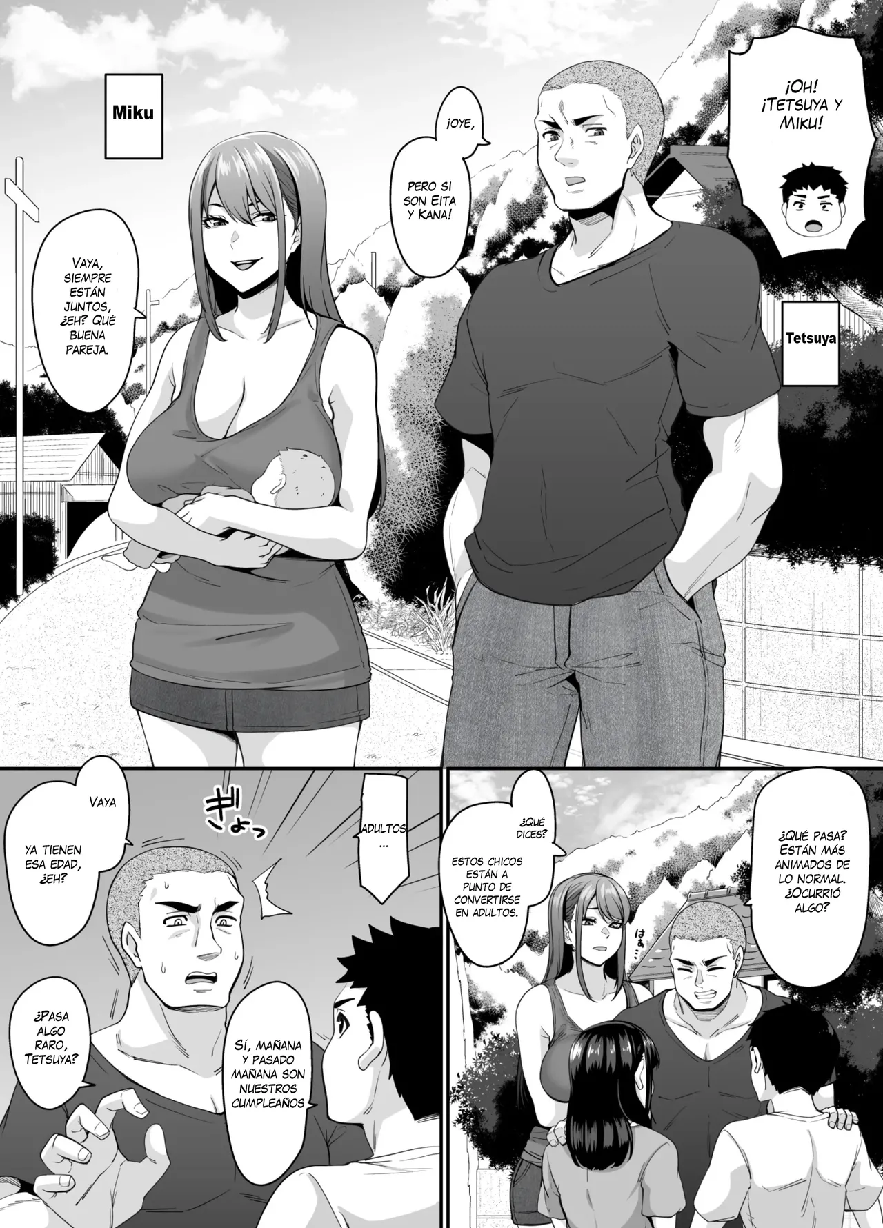 Onna Amarimura no Inshuu ~Otoko wa Juunin Haramasete Ichininmae Toiu Inaka no Fuuchou~｜La Tradición Lujuriosa de la Aldea con Exceso de Mujeres ~Soy Acosado en la Noche por las Jóvenes Esposas y Hermanas Mayores del Vecindario~ page 5 full