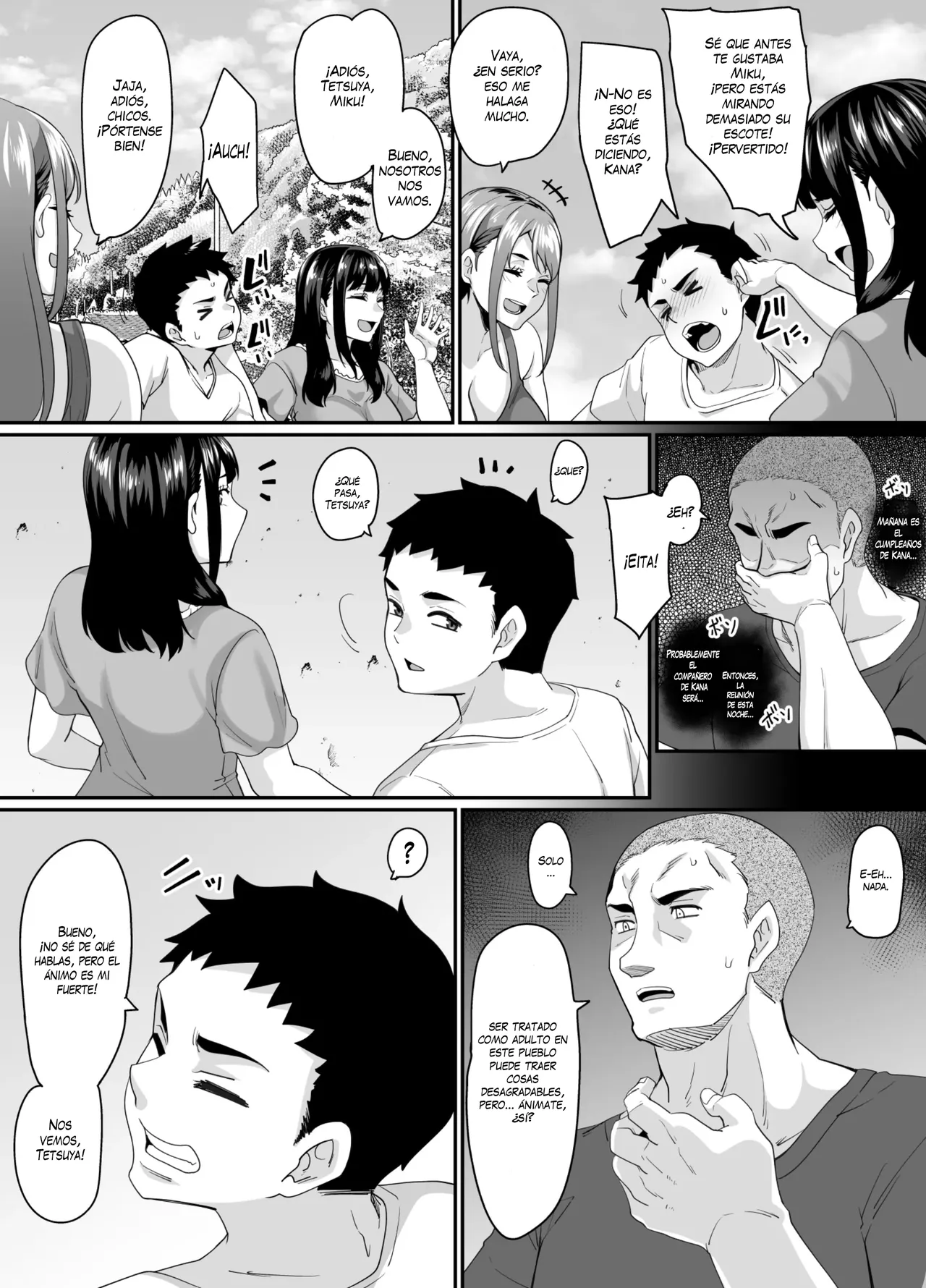 Onna Amarimura no Inshuu ~Otoko wa Juunin Haramasete Ichininmae Toiu Inaka no Fuuchou~｜La Tradición Lujuriosa de la Aldea con Exceso de Mujeres ~Soy Acosado en la Noche por las Jóvenes Esposas y Hermanas Mayores del Vecindario~ page 7 full