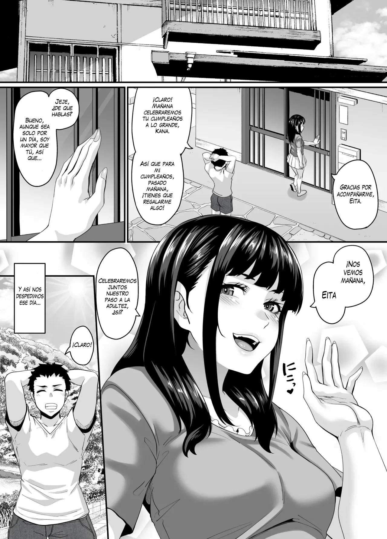 Onna Amarimura no Inshuu ~Otoko wa Juunin Haramasete Ichininmae Toiu Inaka no Fuuchou~｜La Tradición Lujuriosa de la Aldea con Exceso de Mujeres ~Soy Acosado en la Noche por las Jóvenes Esposas y Hermanas Mayores del Vecindario~ page 8 full