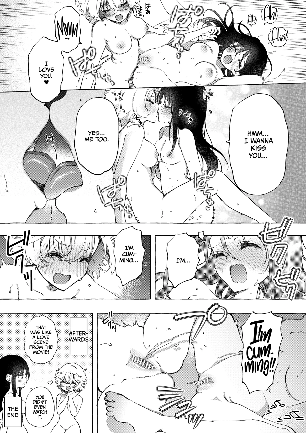 Kouhai-chan no Sekkyokuteki Yuri Ecchi Manga | Asuno & Moka Raburabu Yuri Ecchi page 6 full