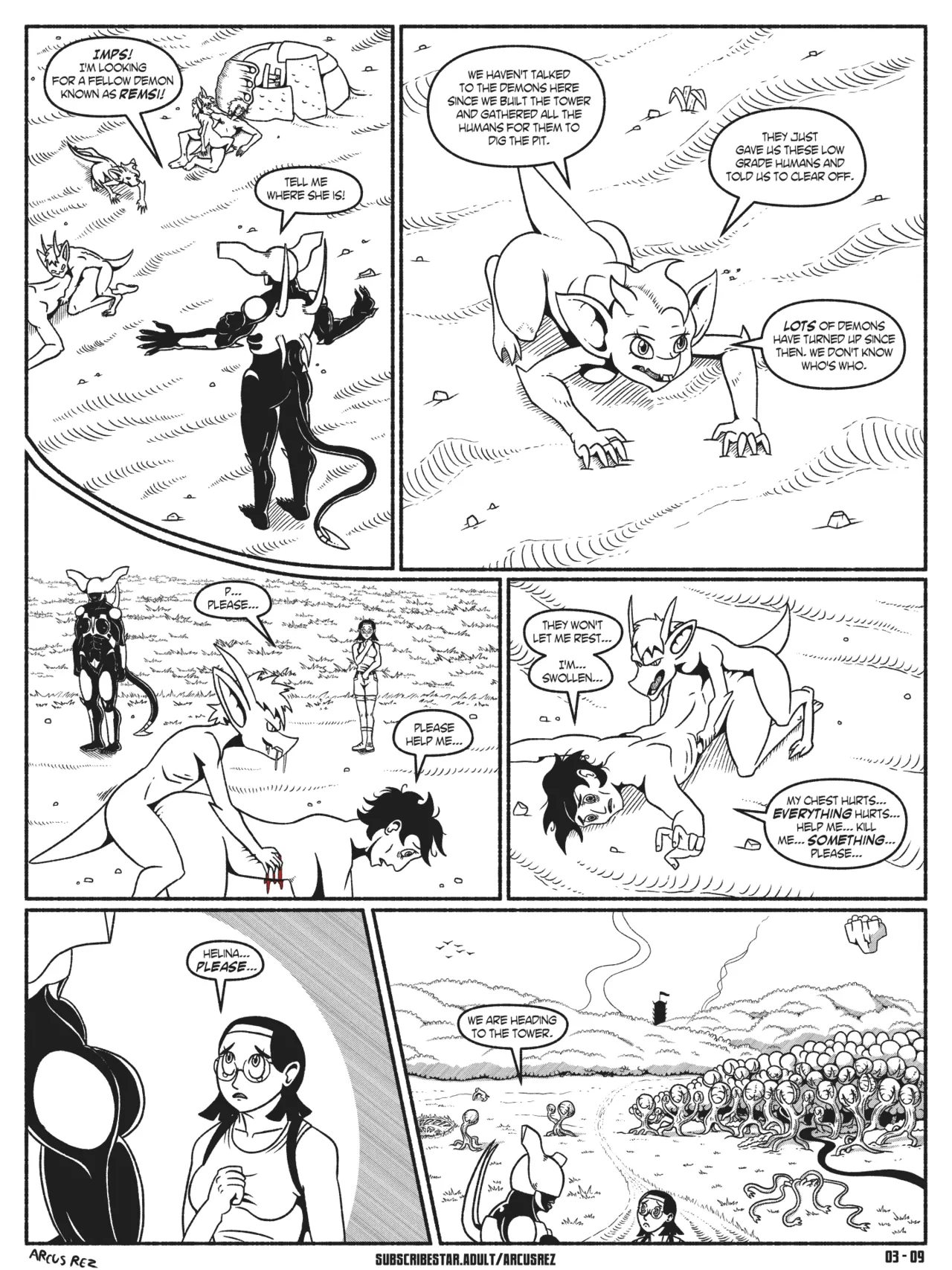 Lilly's Inferno - Issue 3 - Temptations page 10 full
