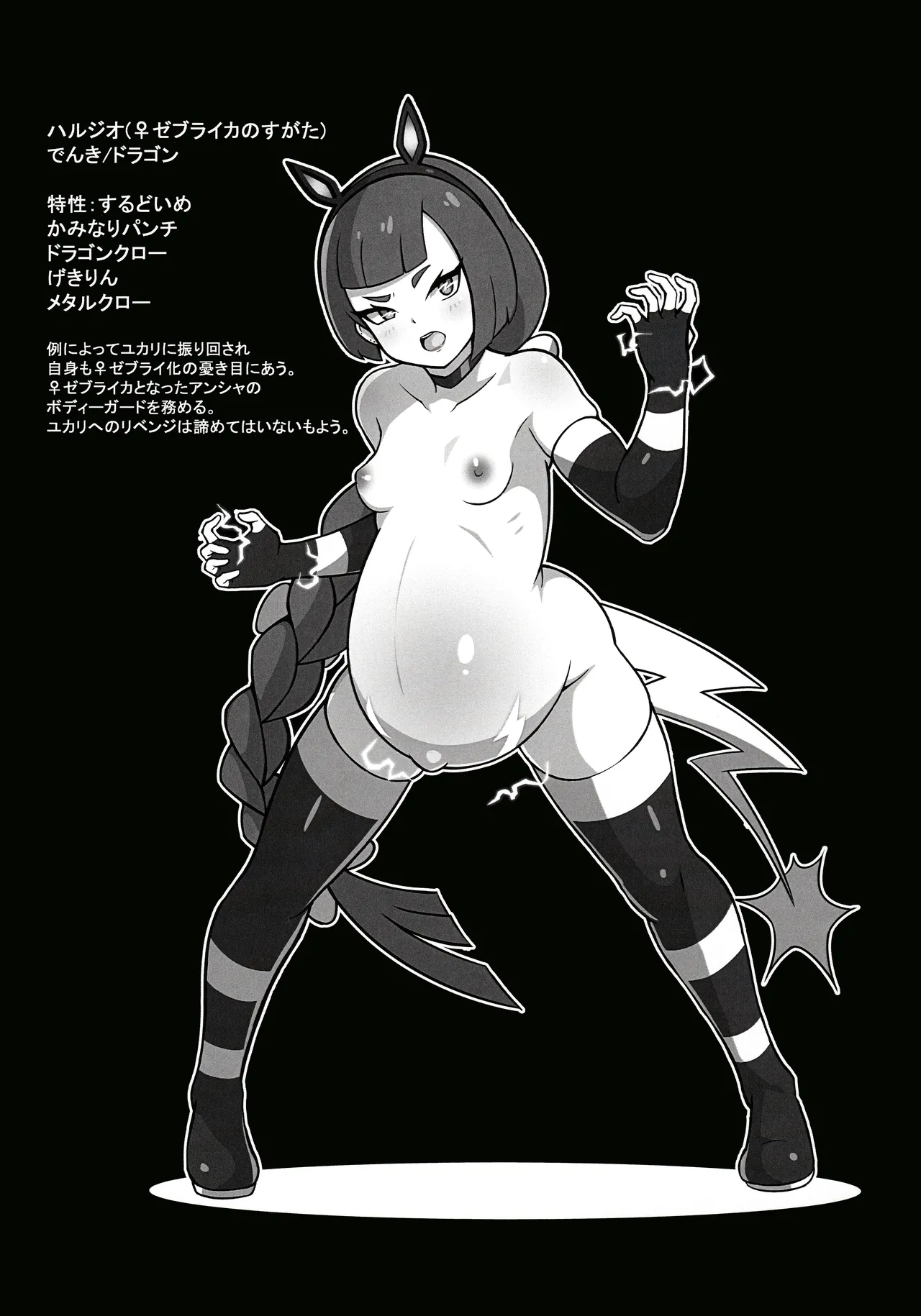 ♀ Zebstrika Field Guide  Lumiose City/Paldea Compilation page 6 full