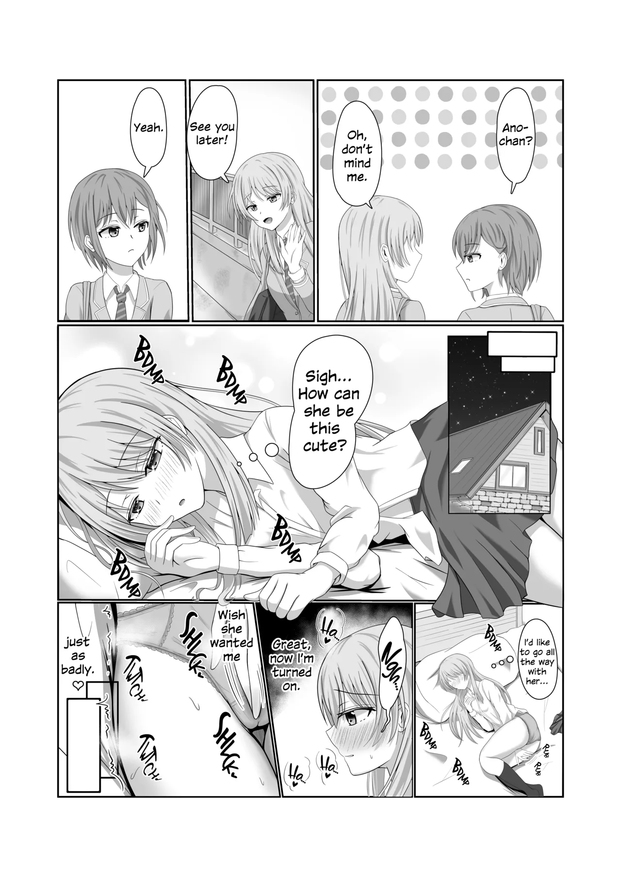 Ryoukataomoi no Tomori to Anon ga Hajimete Yuri Ecchi Suru Hon | Mutually Requited Tomori and Anon Have Their First Time Together page 3 full