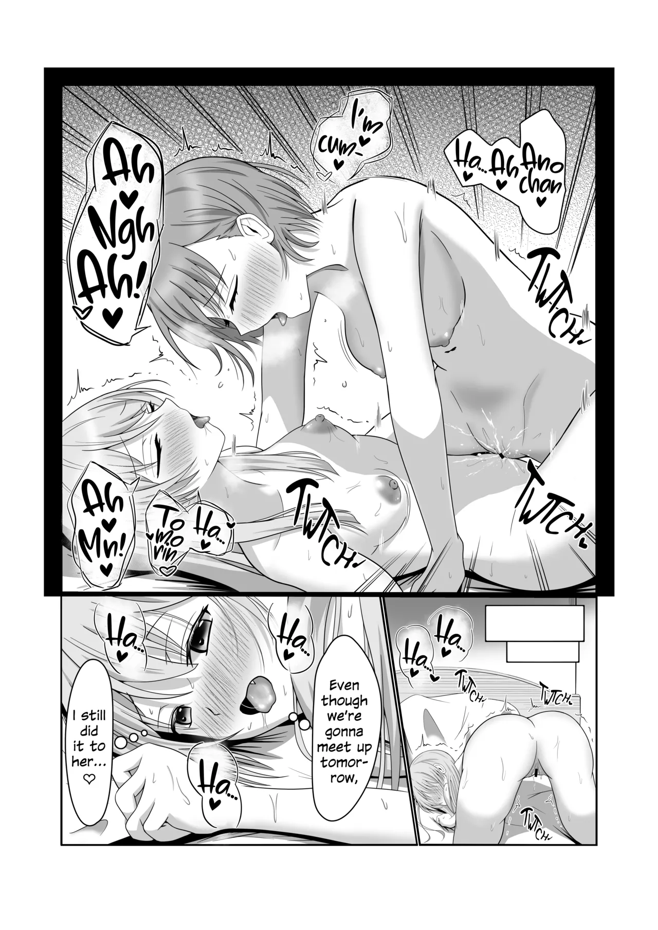 Ryoukataomoi no Tomori to Anon ga Hajimete Yuri Ecchi Suru Hon | Mutually Requited Tomori and Anon Have Their First Time Together page 6 full