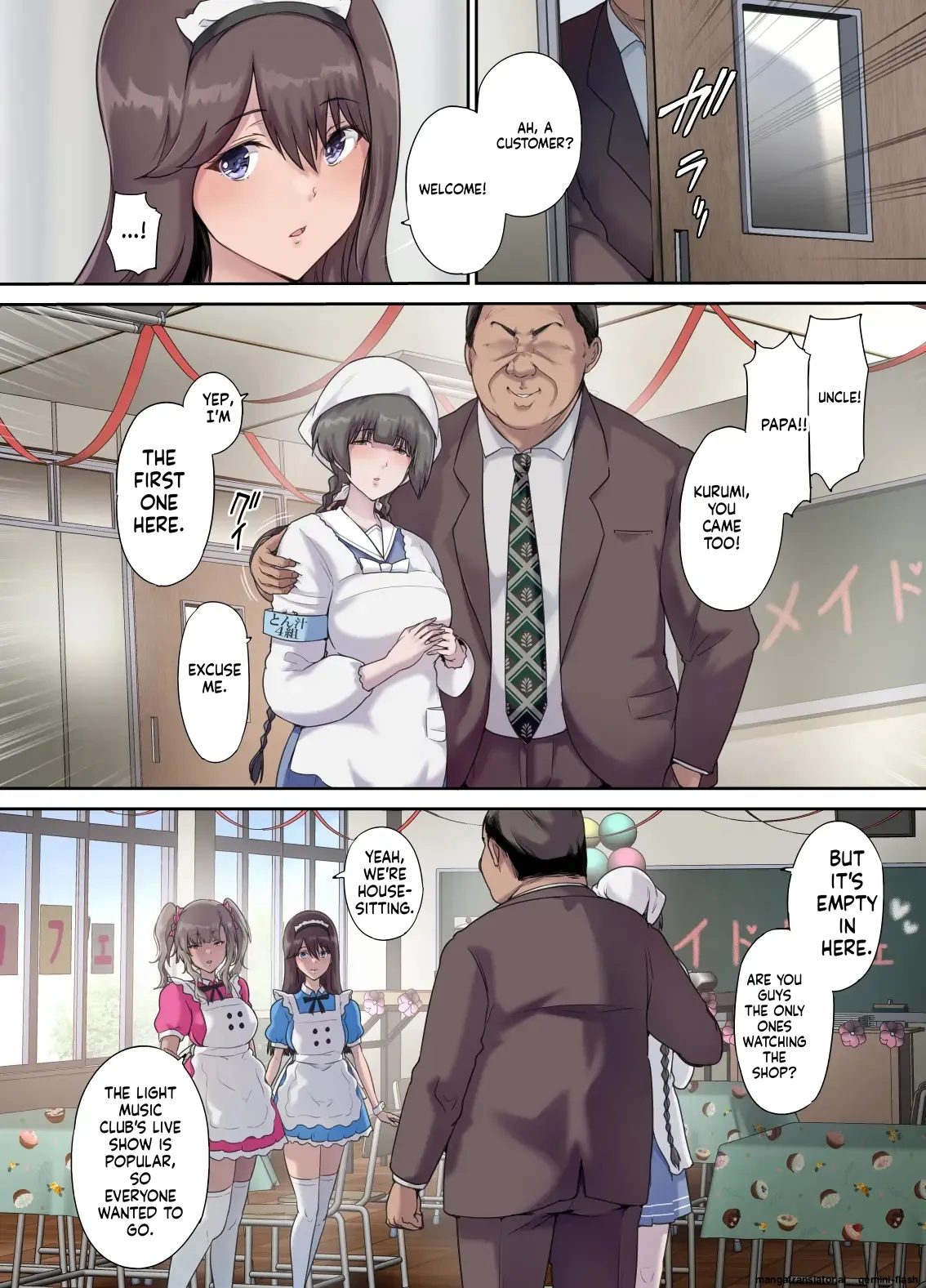 Daddy's Bedroom is a Hangout For His Daughter's Friends 5: Pregnancy Report page 7 full