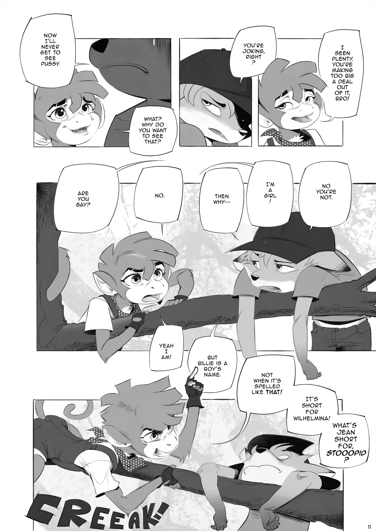 The Billie Jean Comic page 11 full