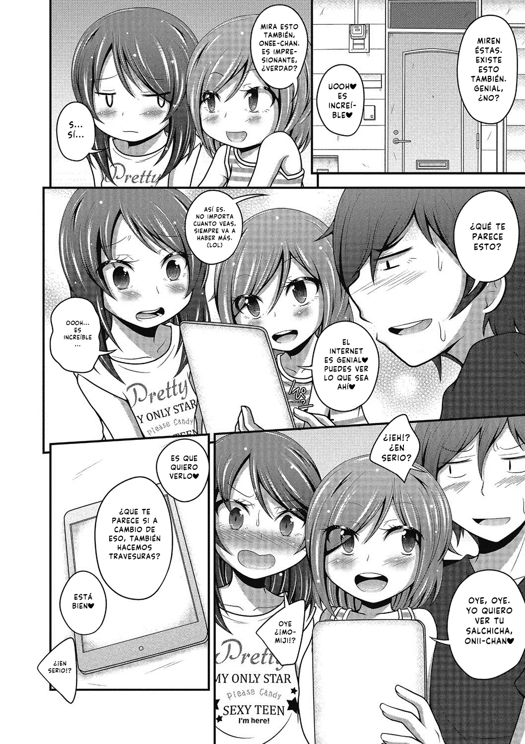 Sonno shimai, wana ni kakari keri | Las hermanas cayeron en mi trampa  Puni Pedo!! page 6 full