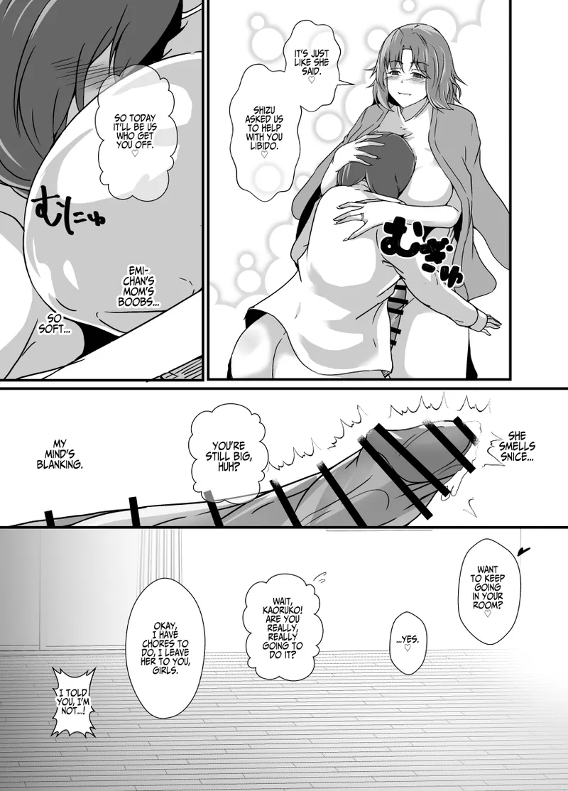 Musume ga Futanari Zetsurin nanode Mamatomo ni Seishori o Tetsudatte Morau | My Daughter Is An Insatiable Dickchick, So I Asked My Fellow Mother Friends For Some "Help" page 12 full