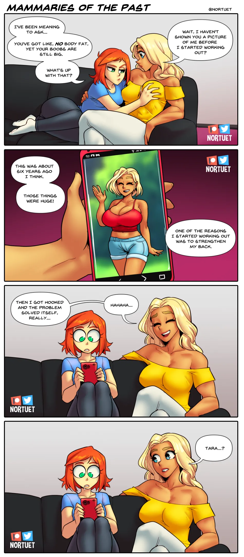 Nortverse: Tara & Beverly - 4koma page 7 full
