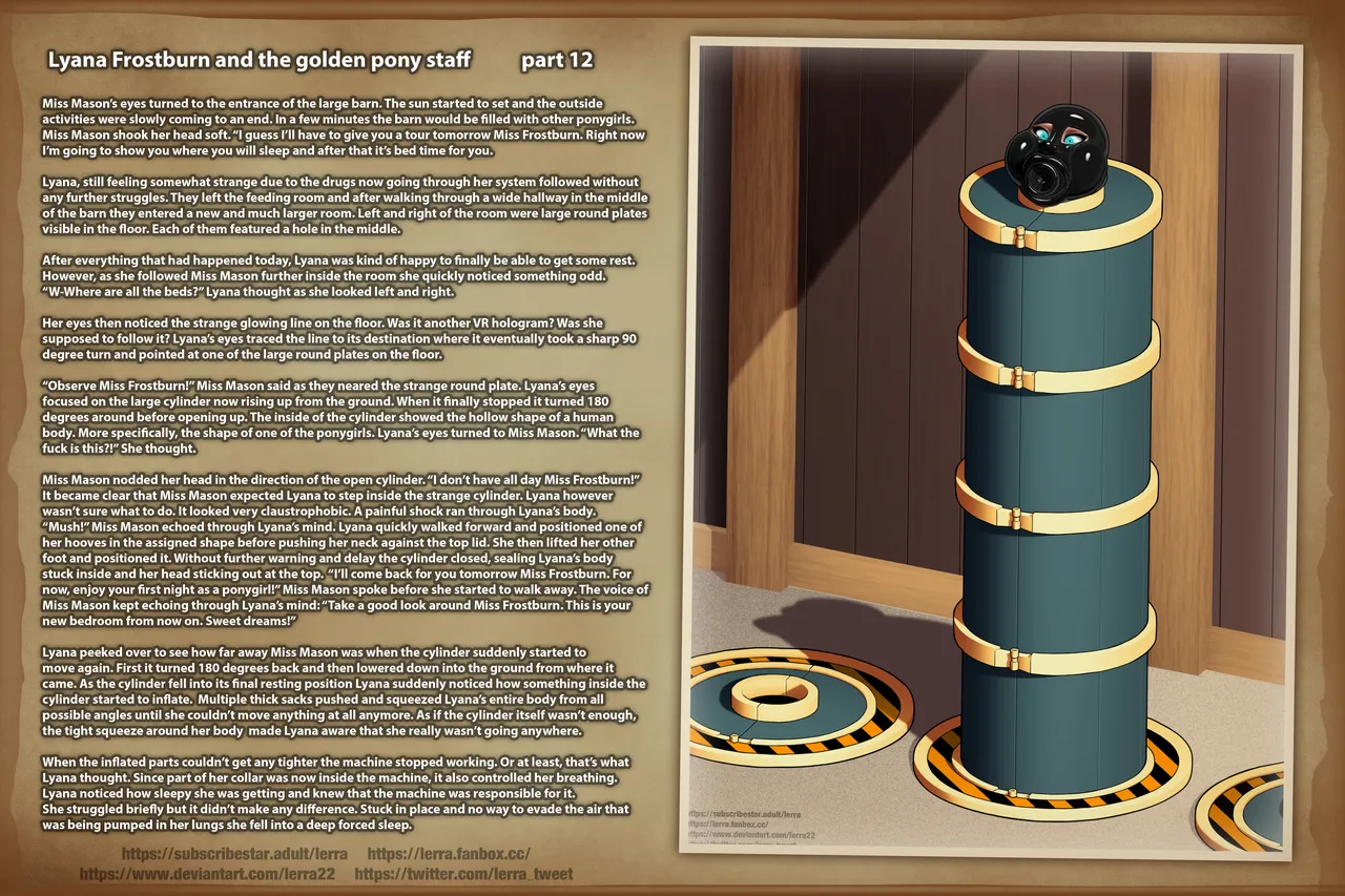 Lyana Frostburn and the golden pony staff page 12 full