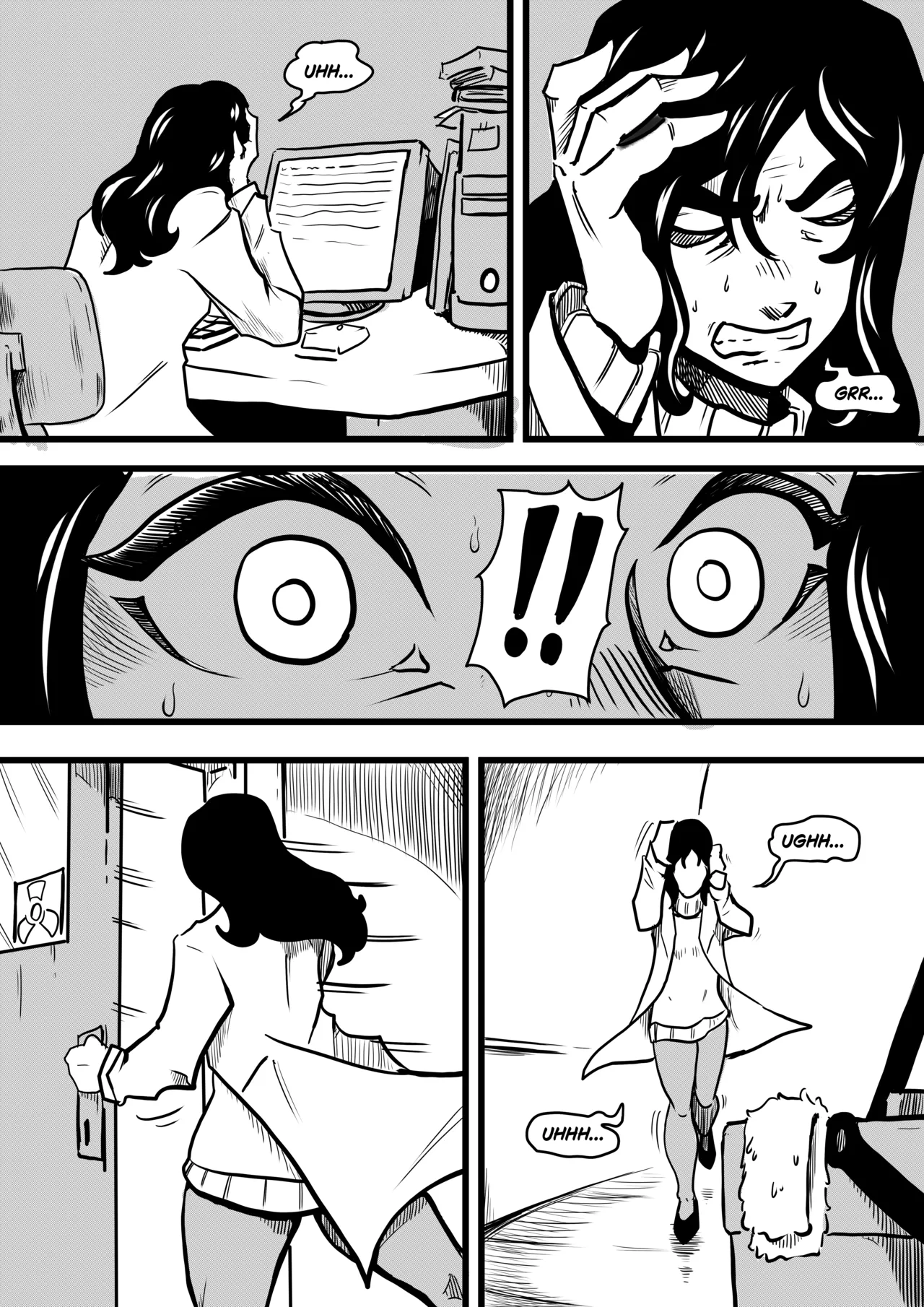 Betty Hulk AU: The First Transformation page 1 full