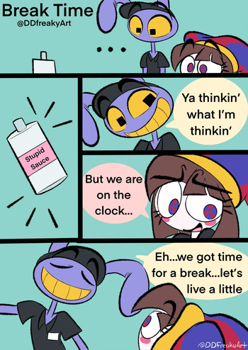 [DDfreakyart] Break Time cover