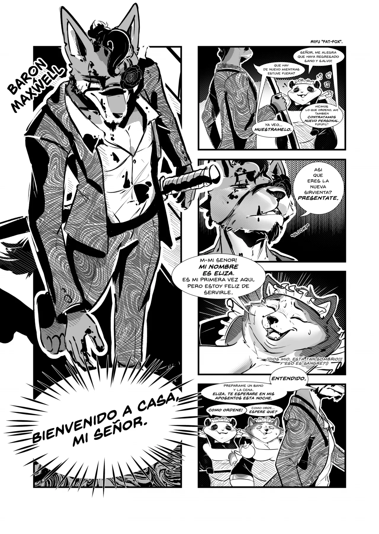The Baron X the Maid Spanish page 1 full