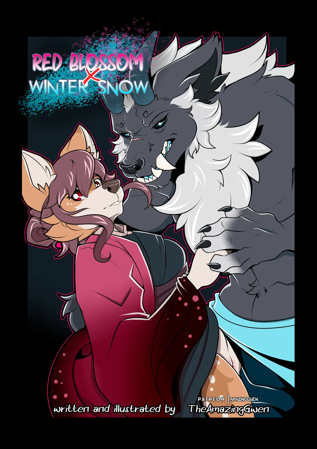 Red Blossom & Winter Snow page 1 full