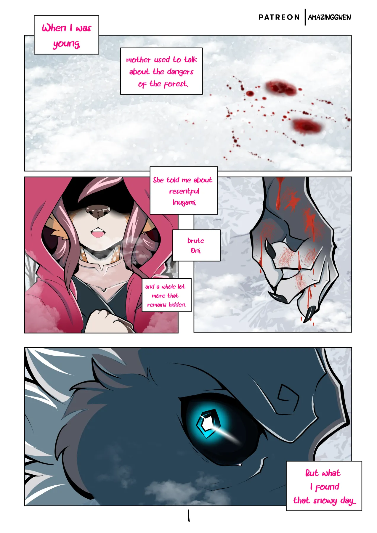Red Blossom & Winter Snow page 2 full
