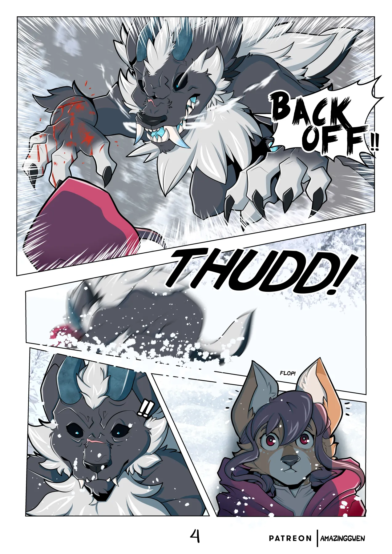 Red Blossom & Winter Snow page 5 full
