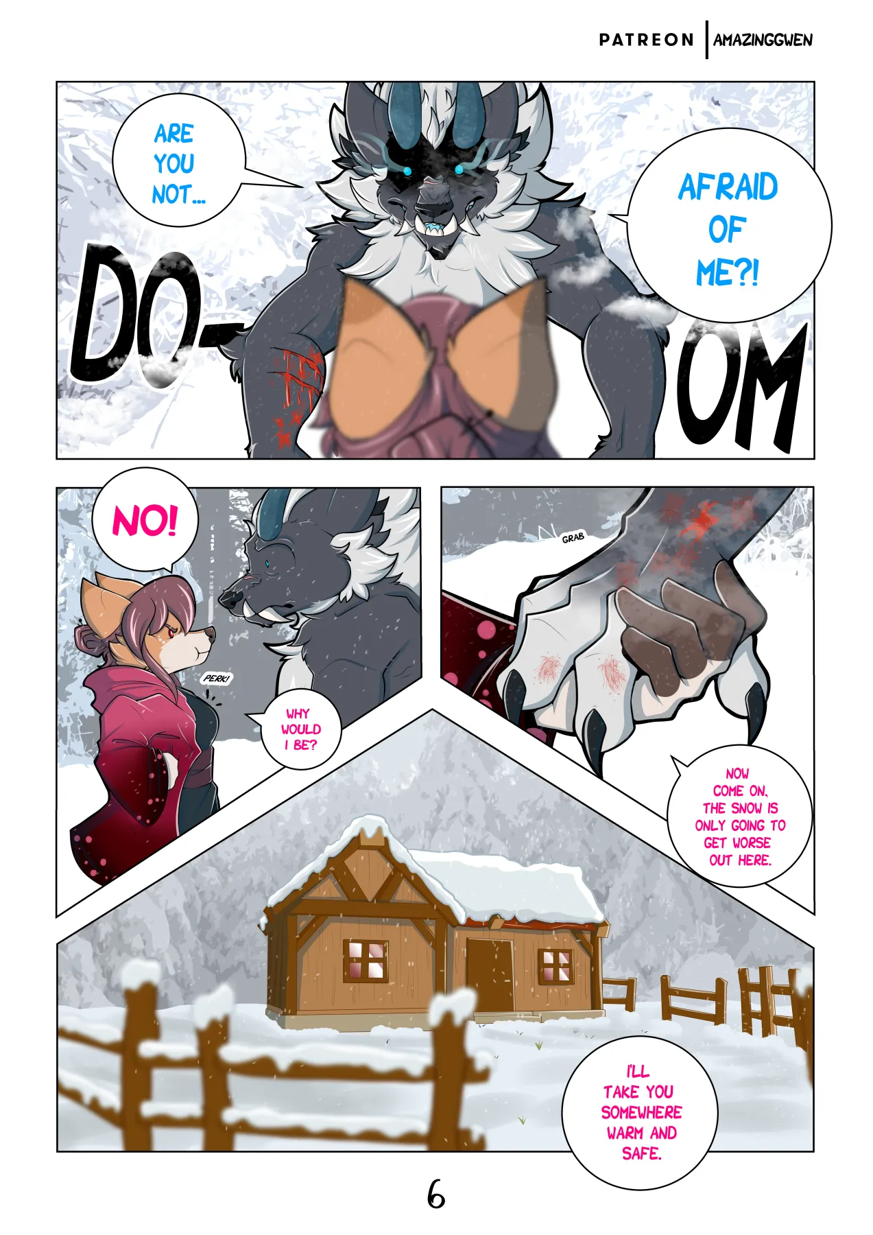 Red Blossom & Winter Snow page 7 full
