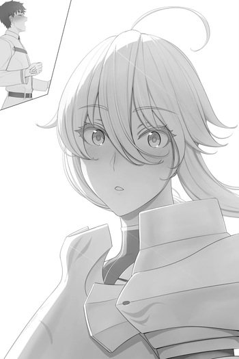 [lvl] With Lancer Artoria Full (Fate Grand Order) cover