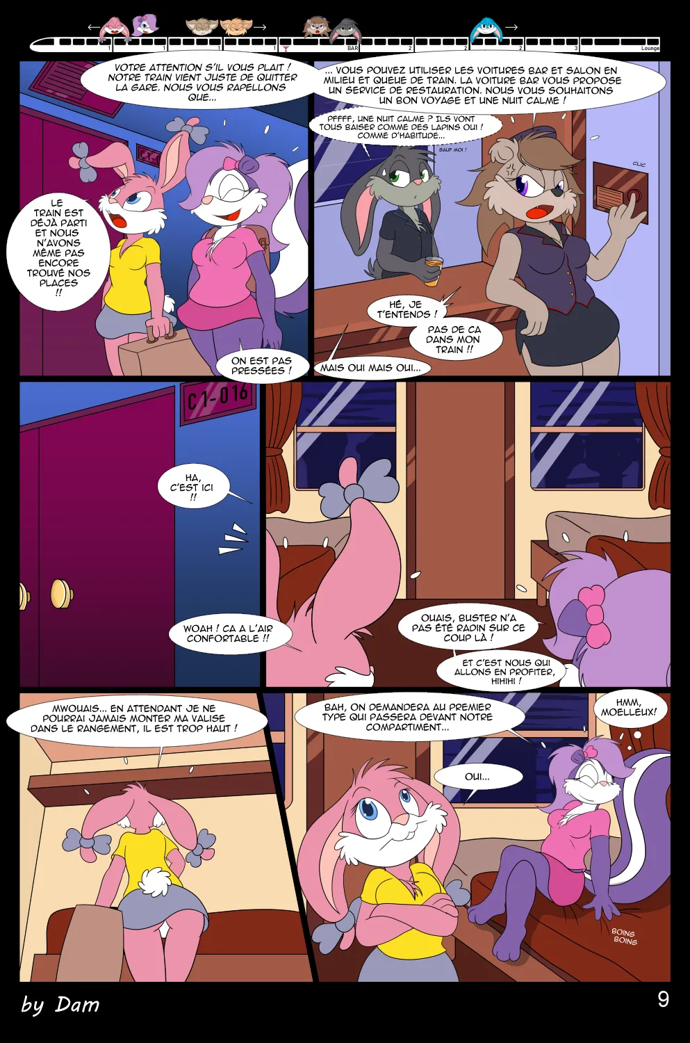 Toons on a Train page 9 full