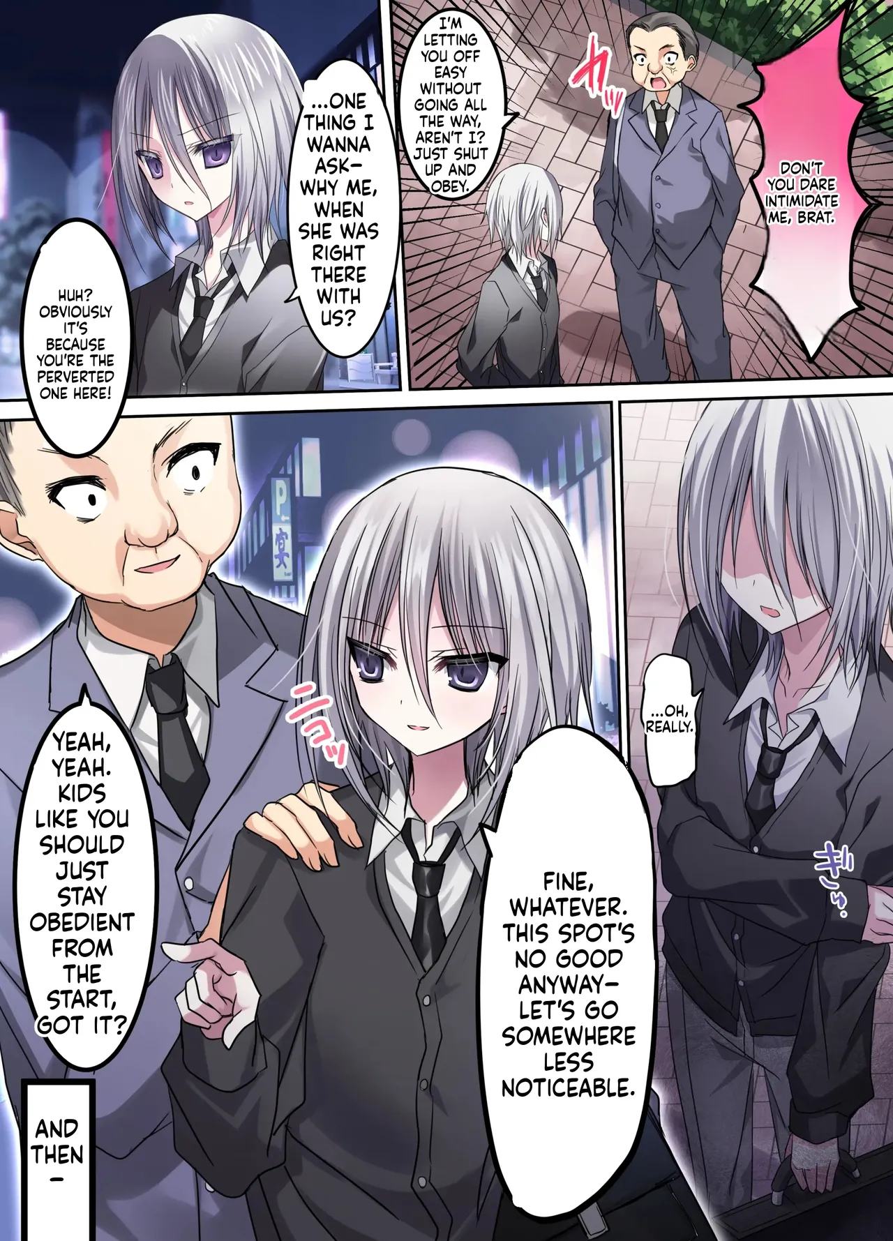 Male Pride Battle/ A Boy Who Hates Creepy Guys vs. A Creepy Old Man Who Wants to Teach Him a Lesson page 5 full