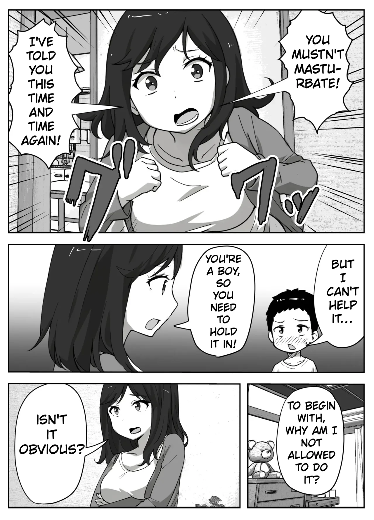The Story of a Single Mom Who Wants to Forbid Her Son from Masturbating page 5 full