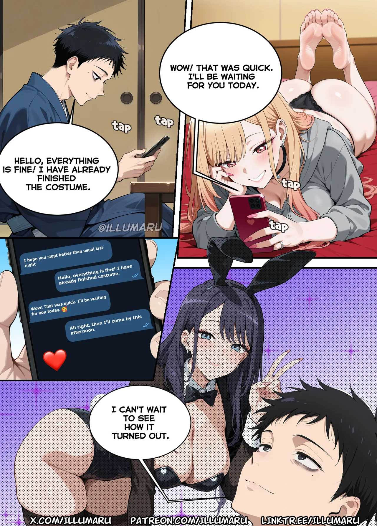 Valentine`s day for Marin and Gojou page 4 full