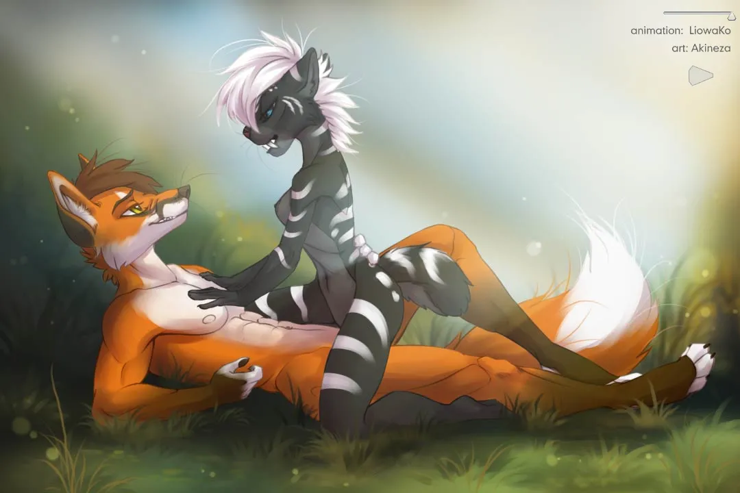 Fox and Saber-Toothed Tiger Riding Animation Videoframes page 2 full