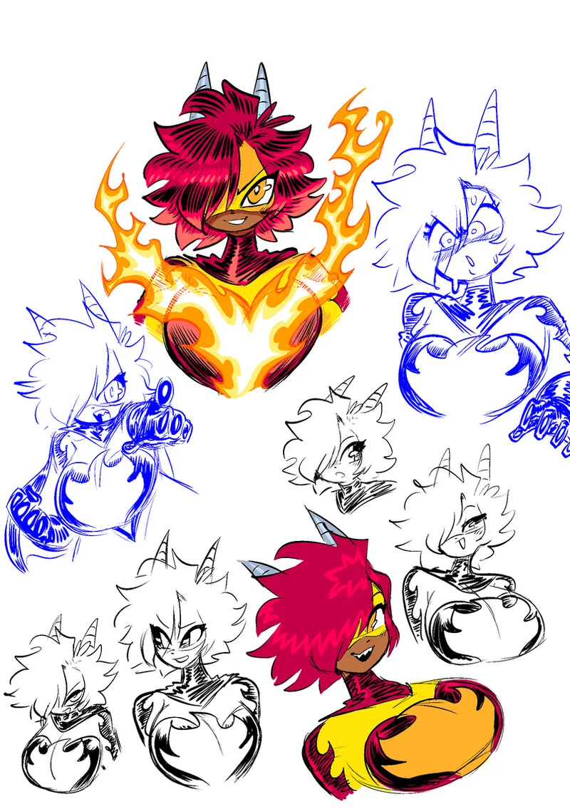 Theguywhodrawsalot characters page 8 full