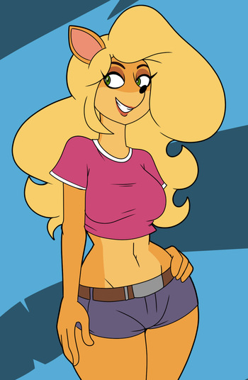 [ComicalWeapon] Jester Kingdom - Tawna Bandicoot (+ Krystal & Candy Kong) cover