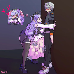 Caught Between a Gut and a Kabedon!